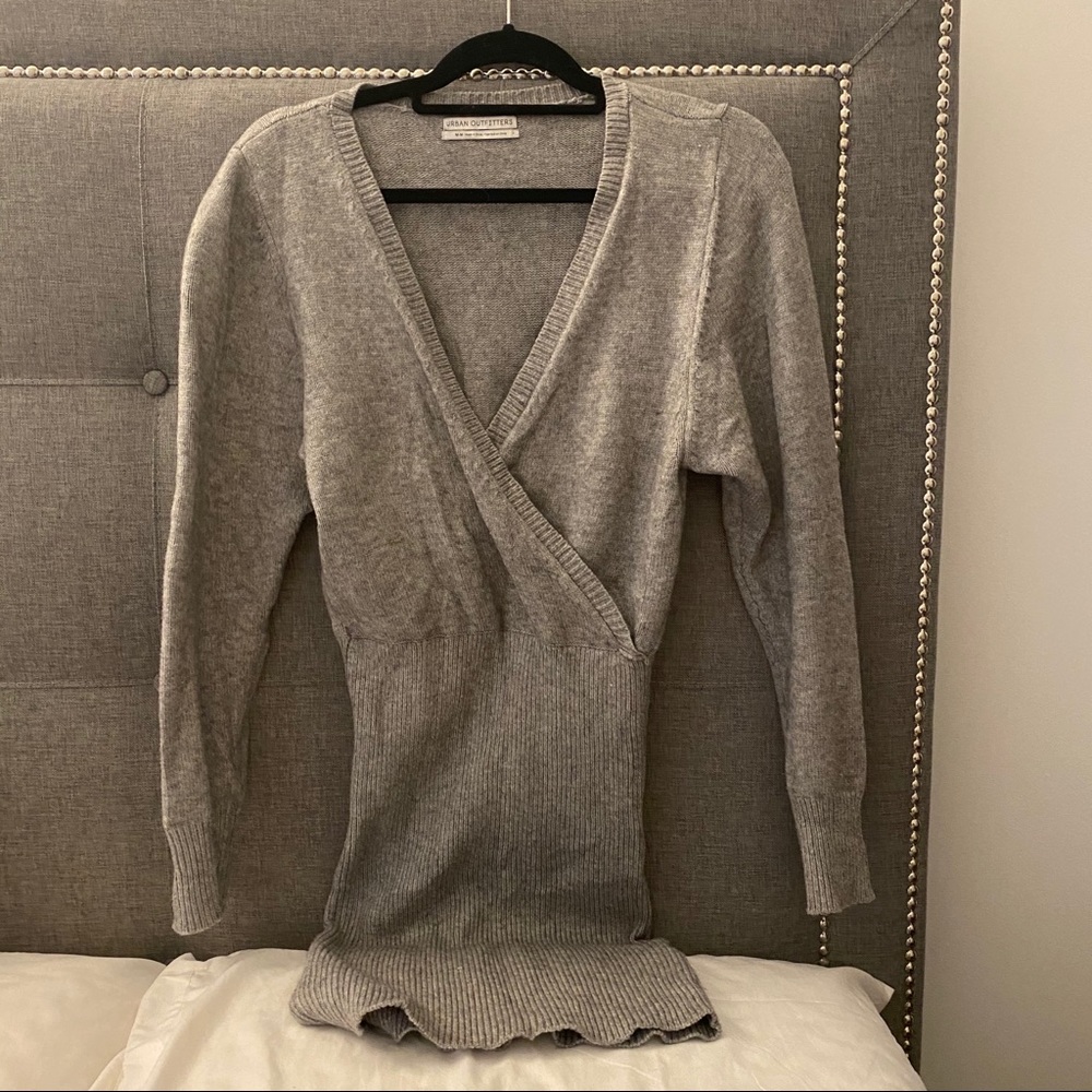 Urban Outfitters v neck sweater dress